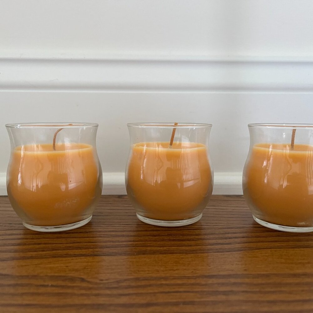 PartyLite Mini Barrel Jar Set - Glowing Embers